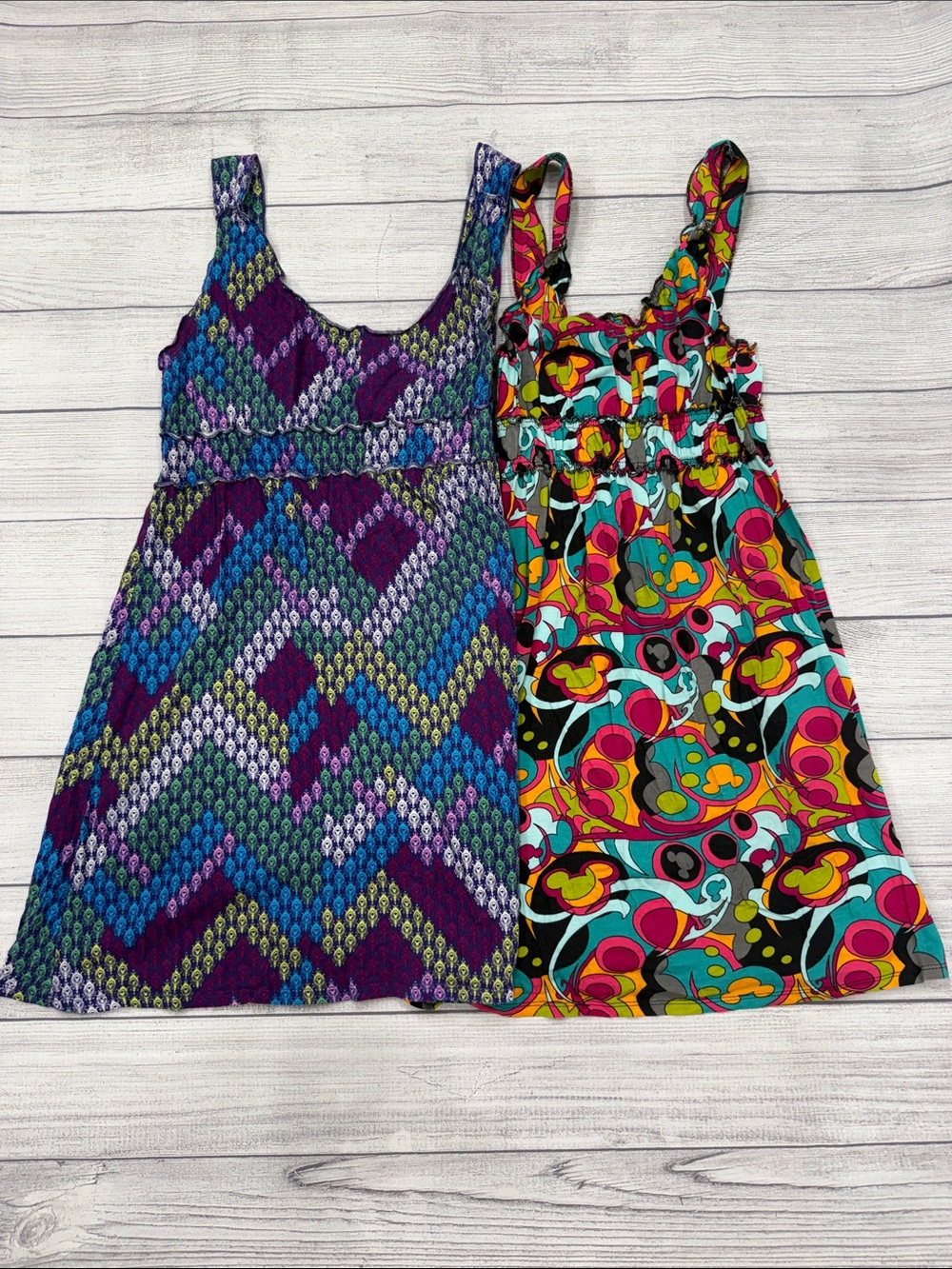 Disney Parks Girls Multicolor Sundress Lot of 2 Size Large